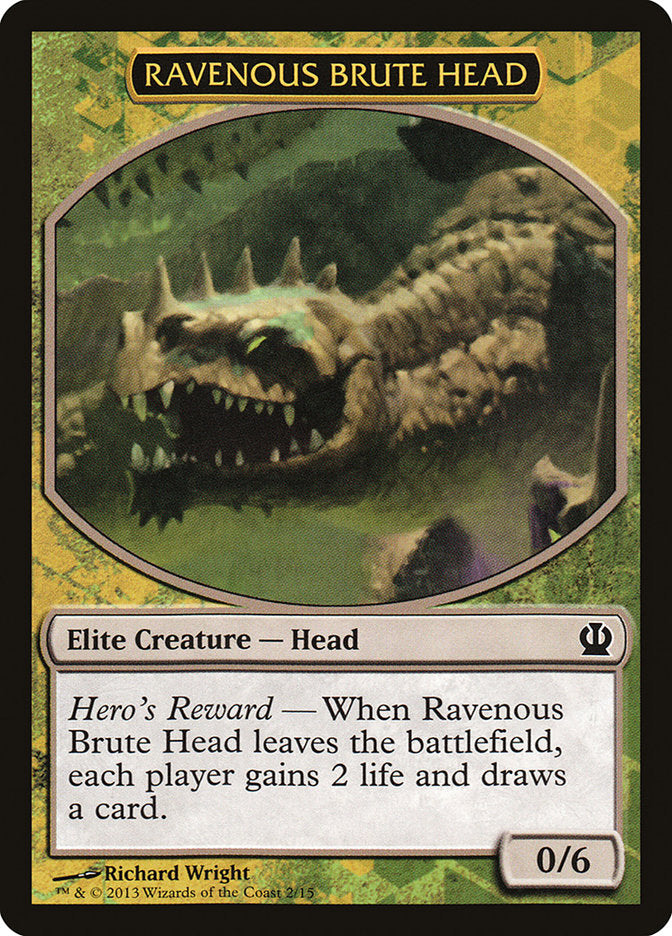 Ravenous Brute Head [Theros Face the Hydra] | Chromatic Games