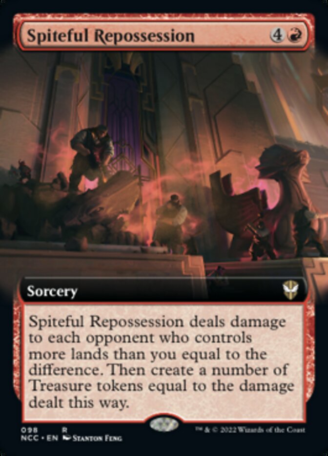 Spiteful Repossession (Extended Art) [Streets of New Capenna Commander] | Chromatic Games