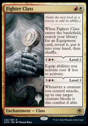 Fighter Class (Promo Pack) [Dungeons & Dragons: Adventures in the Forgotten Realms Promos] | Chromatic Games