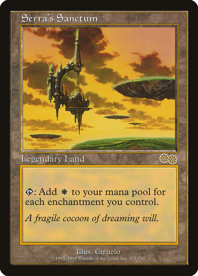 Serra's Sanctum [Urza's Saga] | Chromatic Games
