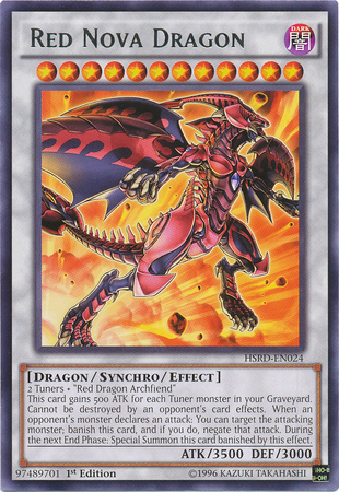 Red Nova Dragon [HSRD-EN024] Rare | Chromatic Games