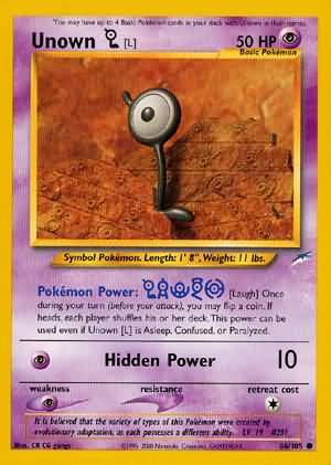 Unown [L] [Neo Destiny] | Chromatic Games