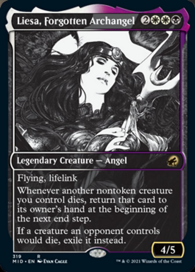 Liesa, Forgotten Archangel (Showcase Eternal Night) [Innistrad: Midnight Hunt] | Chromatic Games