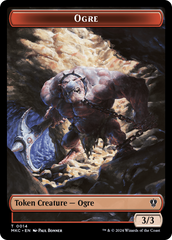 Soldier // Ogre Double-Sided Token [Murders at Karlov Manor Commander Tokens] | Chromatic Games