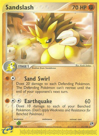 Sandslash (21/100) [EX: Sandstorm] | Chromatic Games