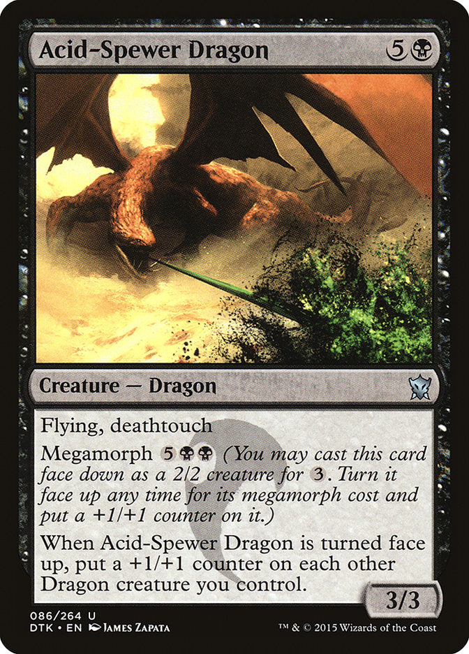 Acid-Spewer Dragon [Dragons of Tarkir] | Chromatic Games