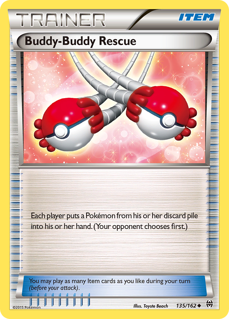 Buddy-Buddy Rescue (135/162) [XY: BREAKthrough] | Chromatic Games