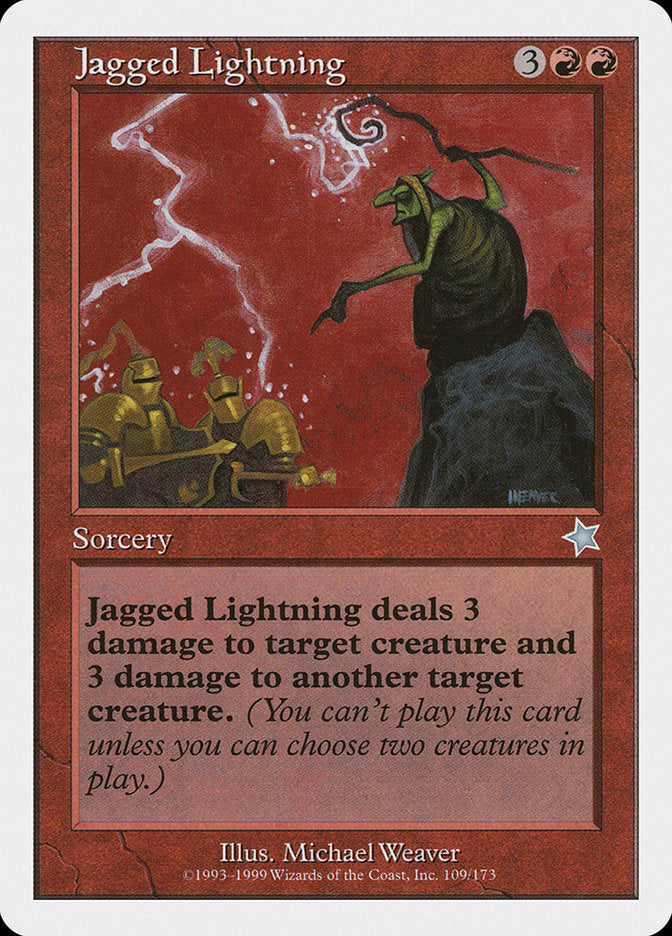 Jagged Lightning [Starter 1999] | Chromatic Games