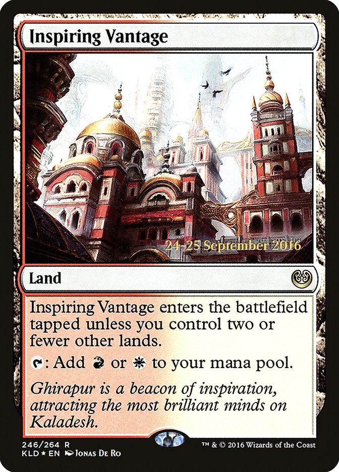 Inspiring Vantage [Kaladesh Prerelease Promos] | Chromatic Games