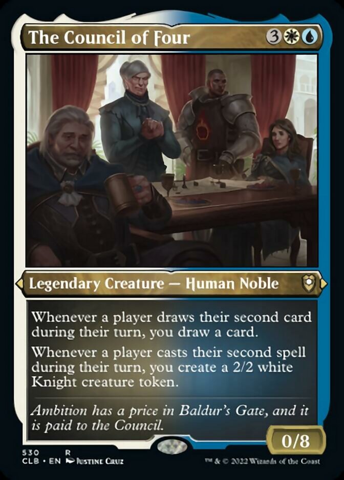 The Council of Four (Foil Etched) [Commander Legends: Battle for Baldur's Gate] | Chromatic Games