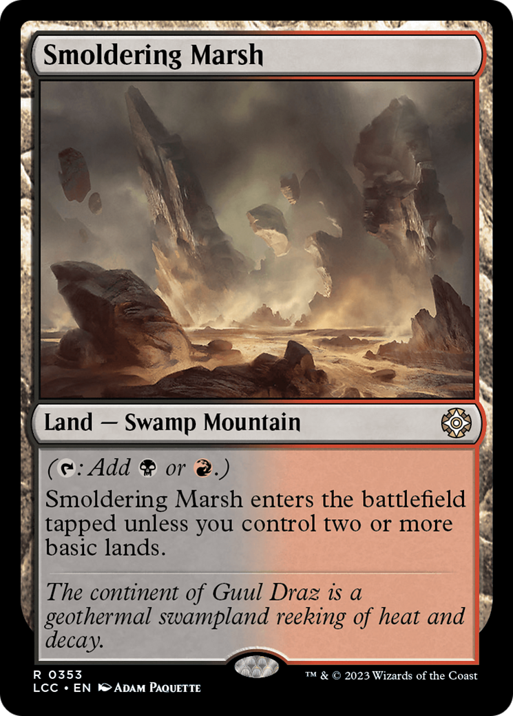 Smoldering Marsh [The Lost Caverns of Ixalan Commander] | Chromatic Games