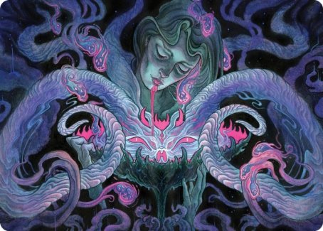 Demonic Bargain Art Card [Innistrad: Crimson Vow Art Series] | Chromatic Games