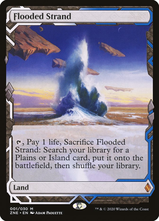 Flooded Strand (Expeditions) [Zendikar Rising Expeditions] | Chromatic Games