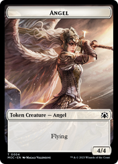 Eldrazi // Angel (4) Double-Sided Token [March of the Machine Commander Tokens] | Chromatic Games