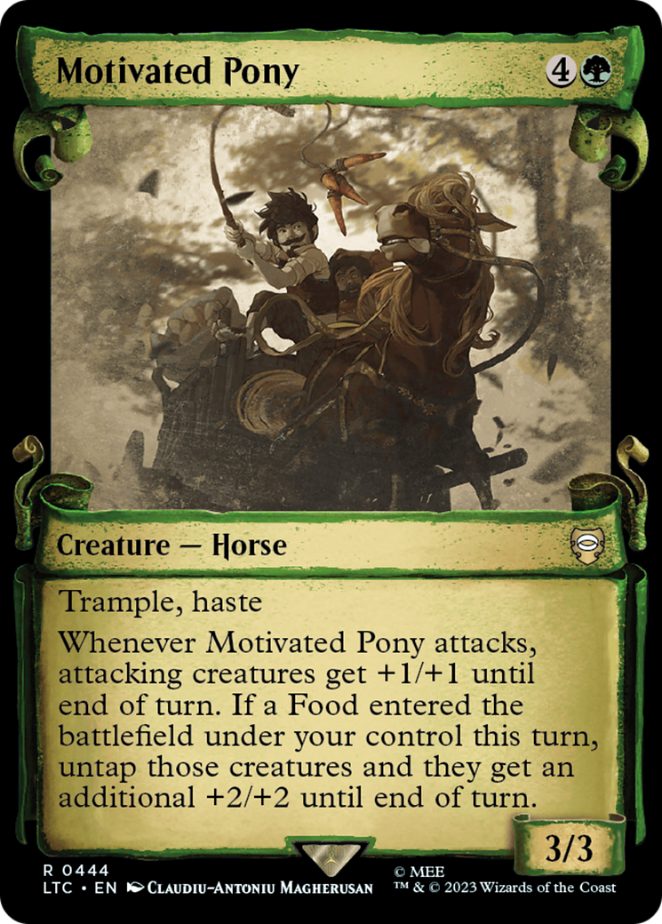 Motivated Pony [The Lord of the Rings: Tales of Middle-Earth Commander Showcase Scrolls] | Chromatic Games