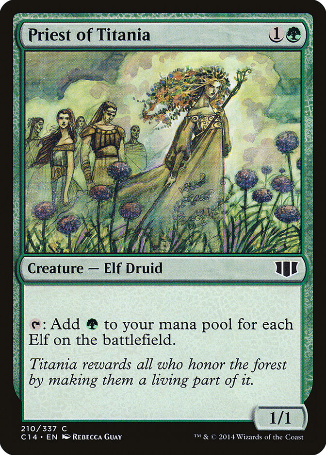 Priest of Titania [Commander 2014] | Chromatic Games