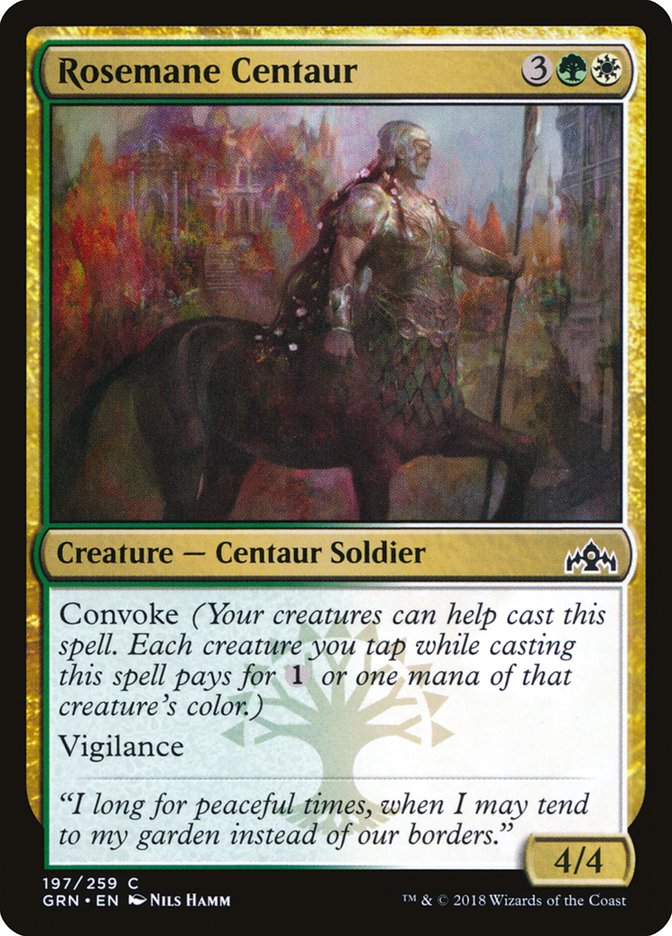 Rosemane Centaur [Guilds of Ravnica] | Chromatic Games