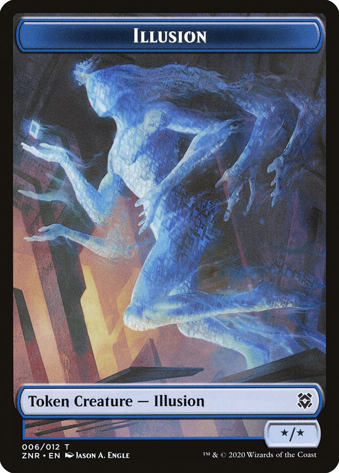 Illusion Token [Zendikar Rising Tokens] | Chromatic Games