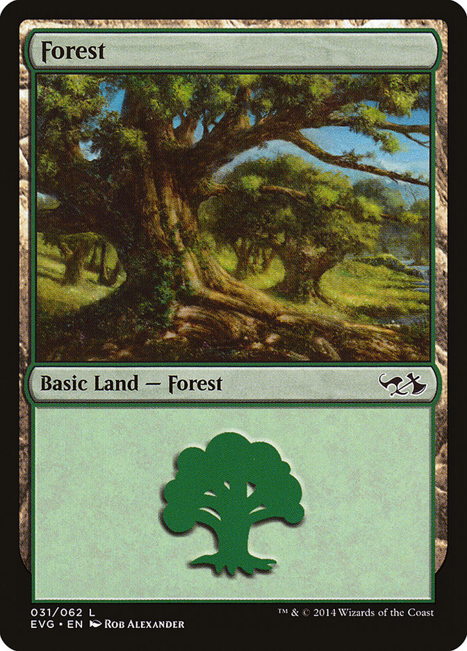 Forest (31) (Elves vs. Goblins) [Duel Decks Anthology] | Chromatic Games