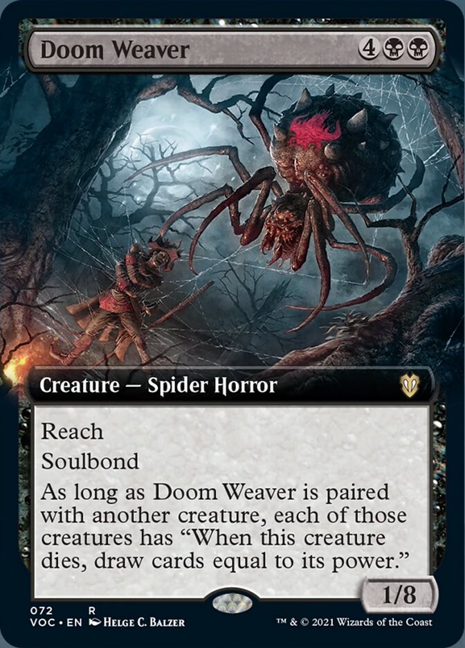 Doom Weaver (Extended Art) [Innistrad: Crimson Vow Commander] | Chromatic Games