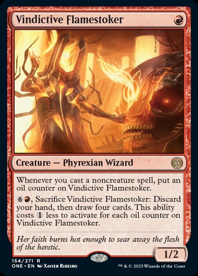 Vindictive Flamestoker [Phyrexia: All Will Be One] | Chromatic Games