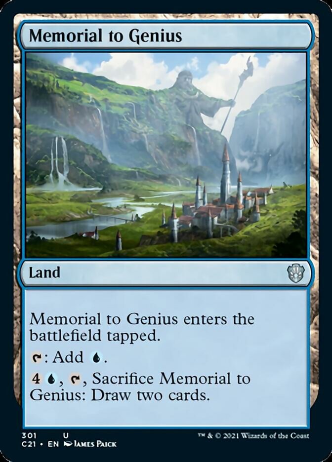 Memorial to Genius [Commander 2021] | Chromatic Games