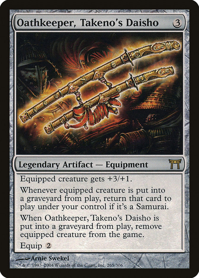 Oathkeeper, Takeno's Daisho [Champions of Kamigawa] | Chromatic Games