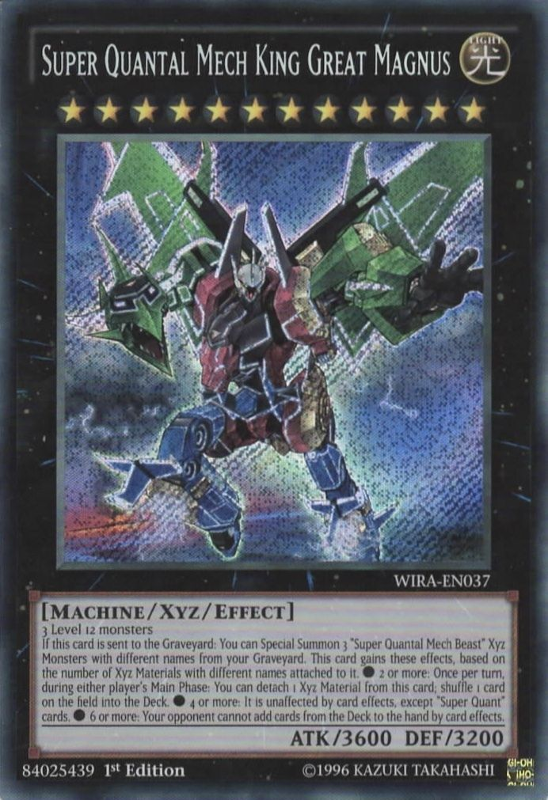 Super Quantal Mech King Great Magnus [WIRA-EN037] Secret Rare | Chromatic Games