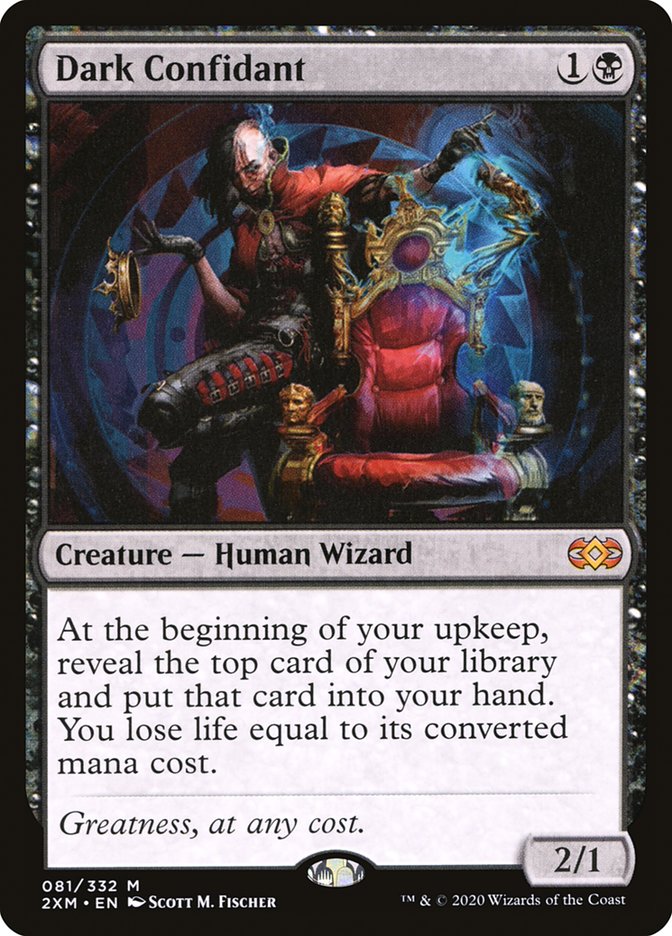 Dark Confidant [Double Masters] | Chromatic Games