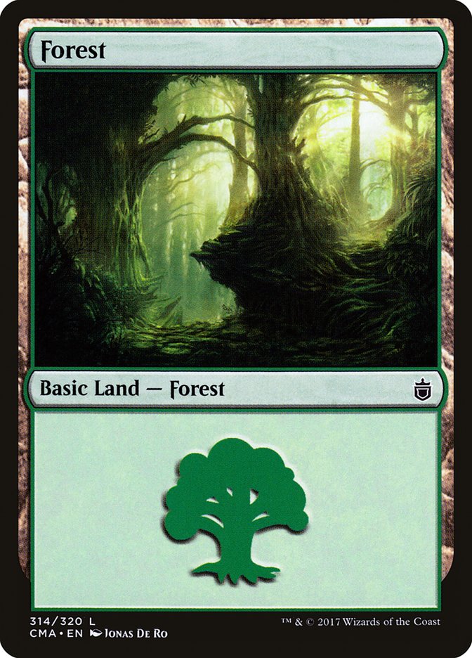 Forest (314) [Commander Anthology] | Chromatic Games