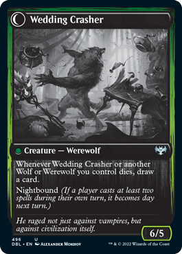 Wolfkin Outcast // Wedding Crasher [Innistrad: Double Feature] | Chromatic Games