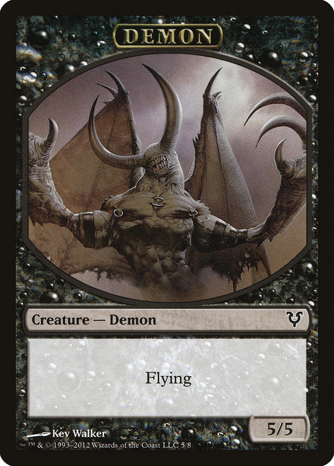 Demon Token [Avacyn Restored Tokens] | Chromatic Games