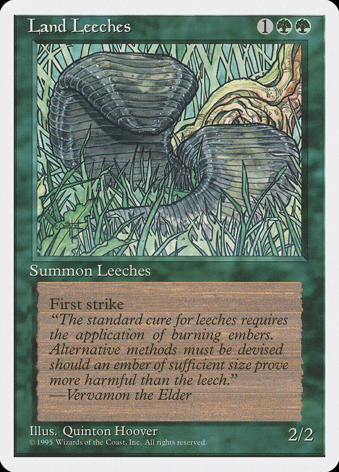 Land Leeches [Fourth Edition] | Chromatic Games