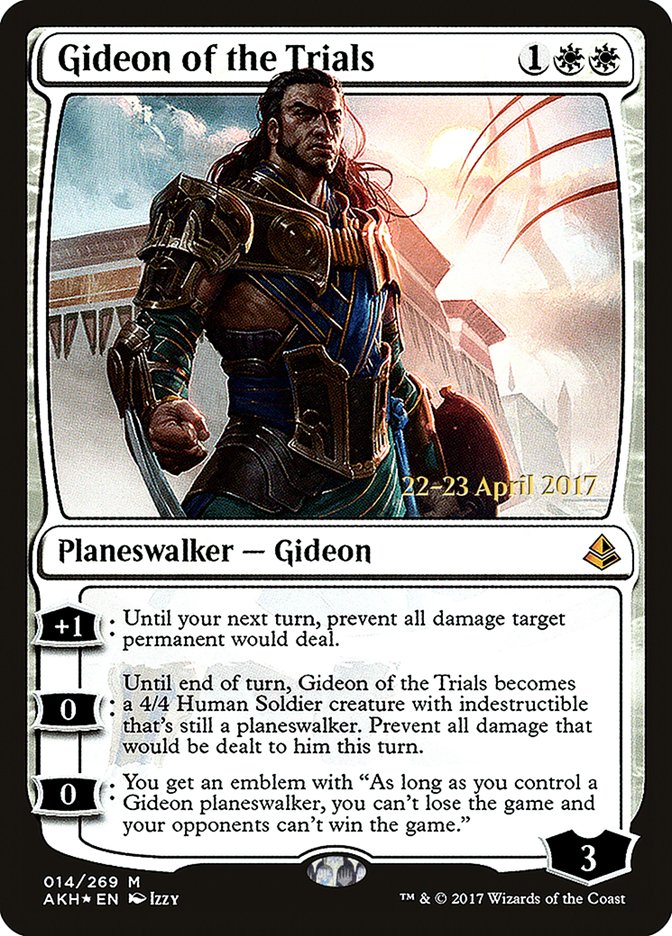 Gideon of the Trials [Amonkhet Prerelease Promos] | Chromatic Games