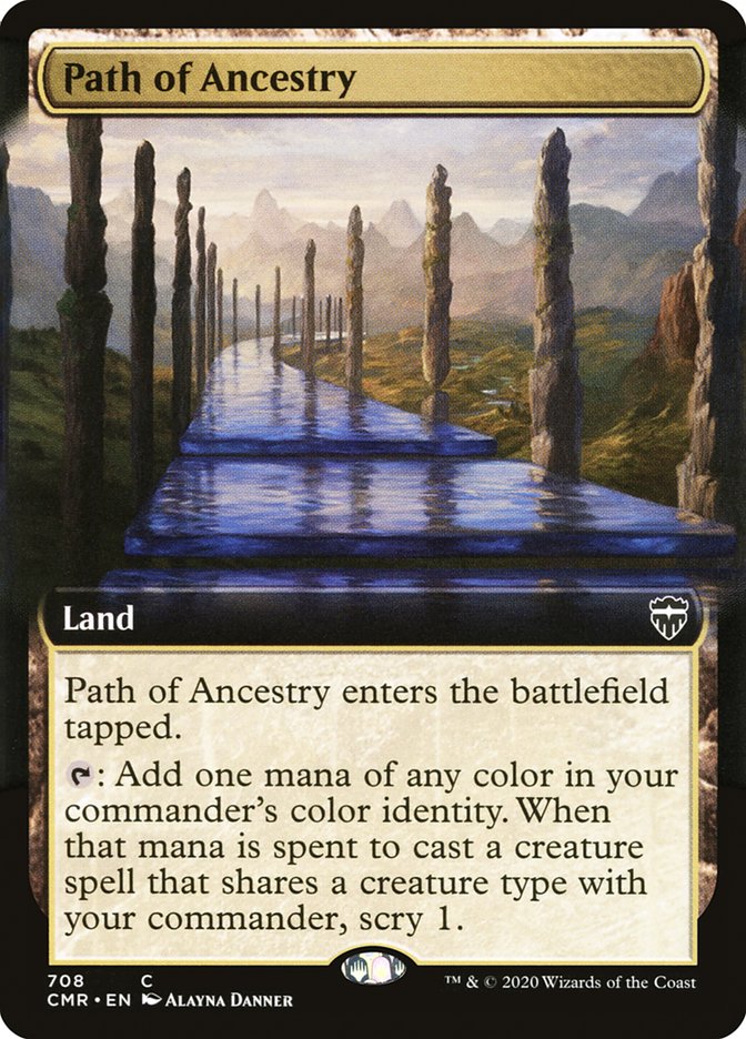 Path of Ancestry (Extended Art) [Commander Legends] | Chromatic Games