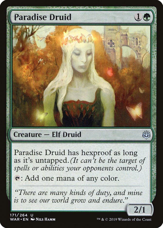 Paradise Druid [War of the Spark] | Chromatic Games