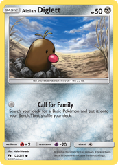 Alolan Diglett (122/214) [Sun & Moon: Lost Thunder] | Chromatic Games