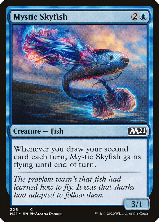 Mystic Skyfish [Core Set 2021] | Chromatic Games