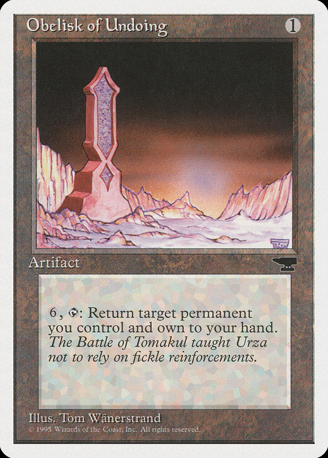 Obelisk of Undoing [Chronicles] | Chromatic Games