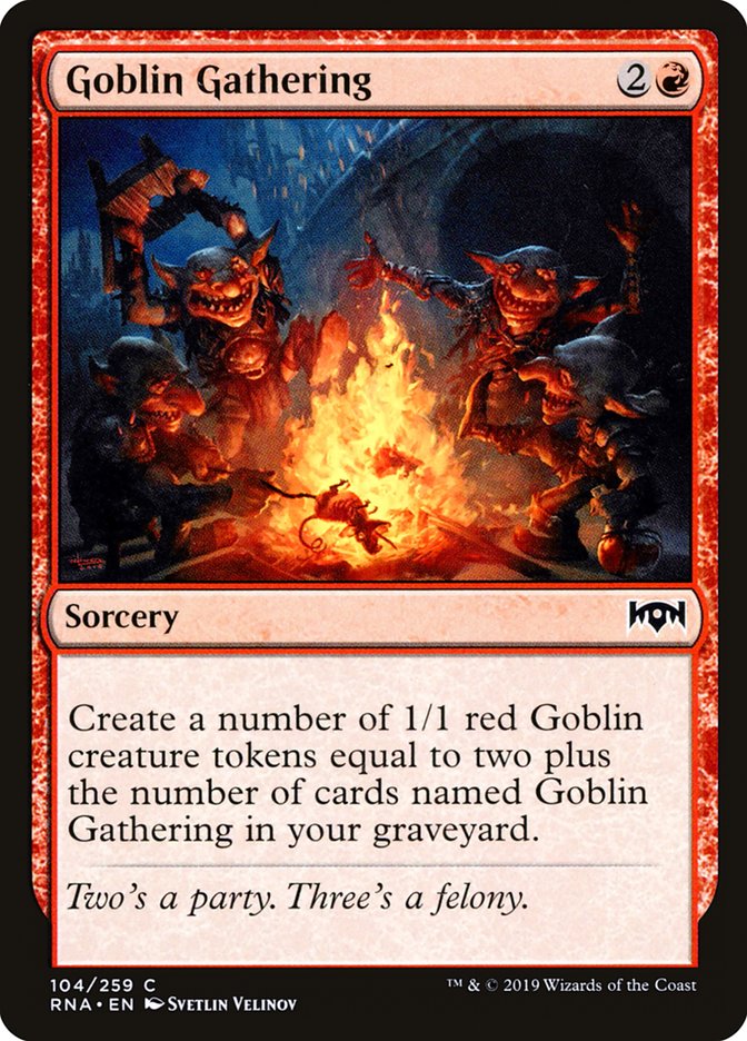 Goblin Gathering [Ravnica Allegiance] | Chromatic Games