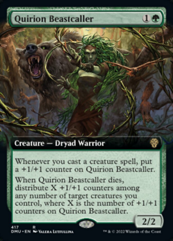 Quirion Beastcaller (Extended Art) [Dominaria United] | Chromatic Games