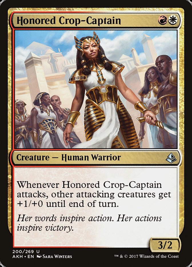 Honored Crop-Captain [Amonkhet] | Chromatic Games