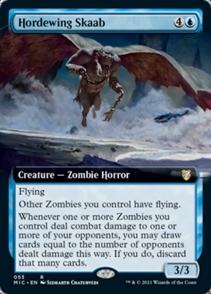 Hordewing Skaab (Extended Art) [Innistrad: Midnight Hunt Commander] | Chromatic Games