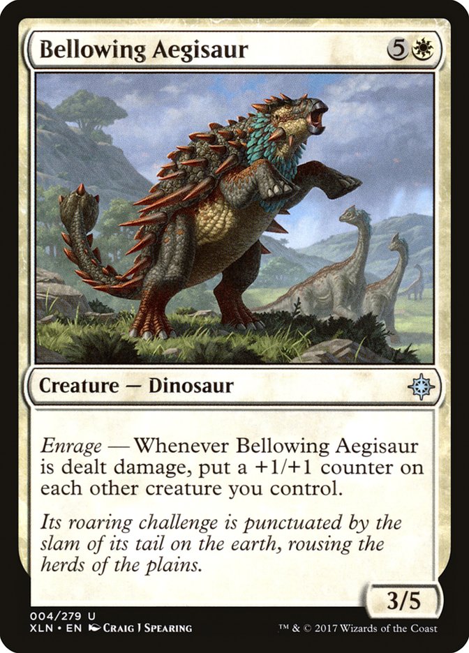 Bellowing Aegisaur [Ixalan] | Chromatic Games