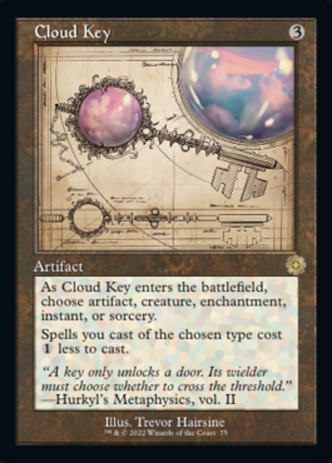 Cloud Key (Retro Schematic) [The Brothers' War Retro Artifacts] | Chromatic Games