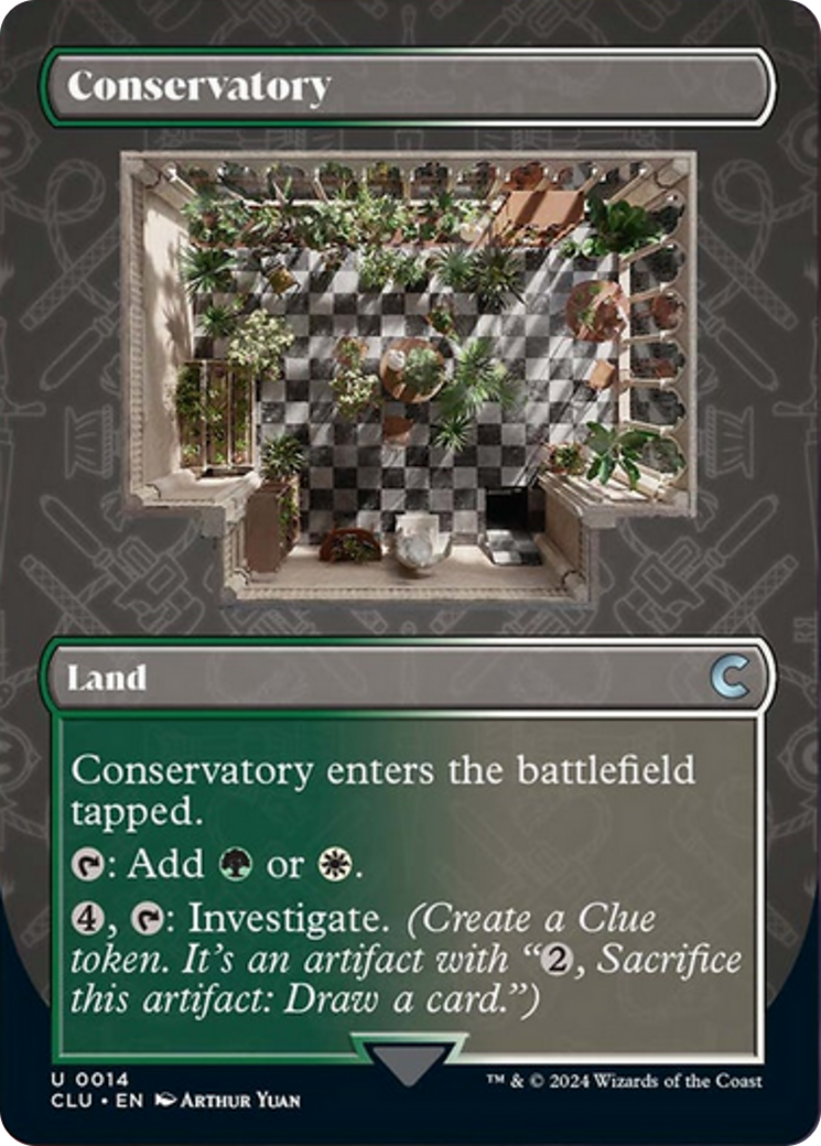 Conservatory (Borderless) [Ravnica: Clue Edition] | Chromatic Games