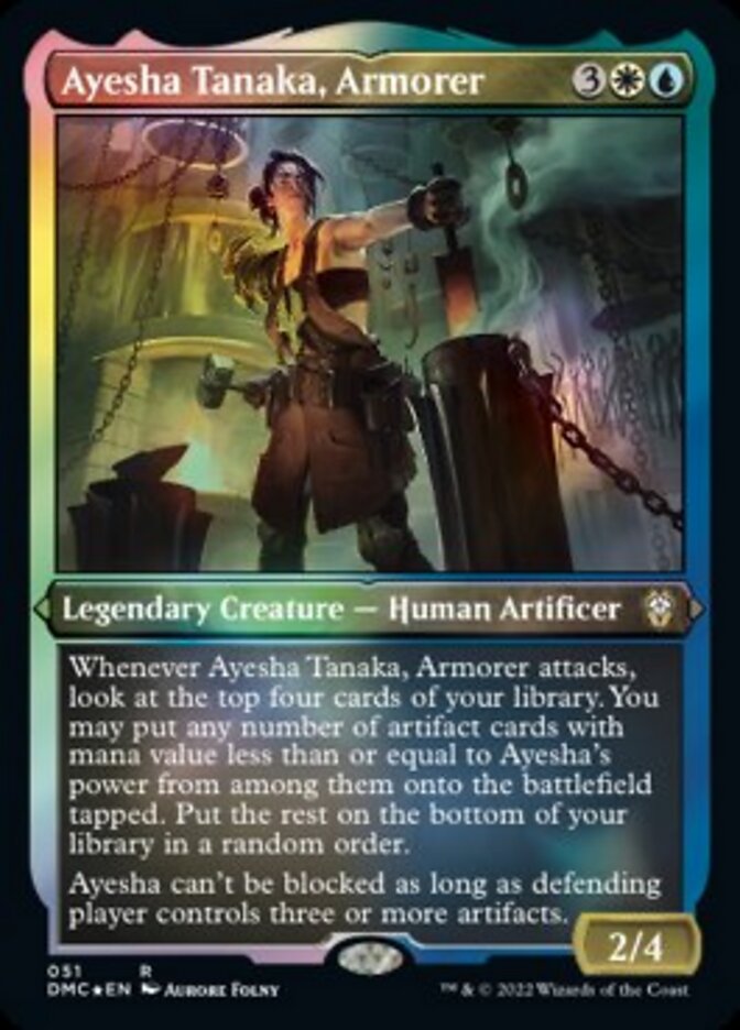 Ayesha Tanaka, Armorer (Foil Etched) [Dominaria United Commander] | Chromatic Games