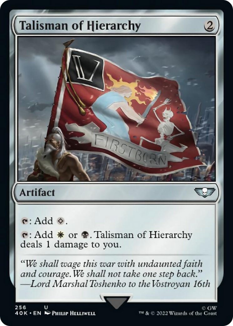 Talisman of Hierarchy (Surge Foil) [Warhammer 40,000] | Chromatic Games