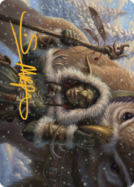 Owlbear Shepherd Art Card (Gold-Stamped Signature) [Commander Legends: Battle for Baldur's Gate Art Series] | Chromatic Games