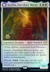 Katilda, Dawnhart Martyr // Katilda's Rising Dawn [Innistrad: Crimson Vow Prerelease Promos] | Chromatic Games